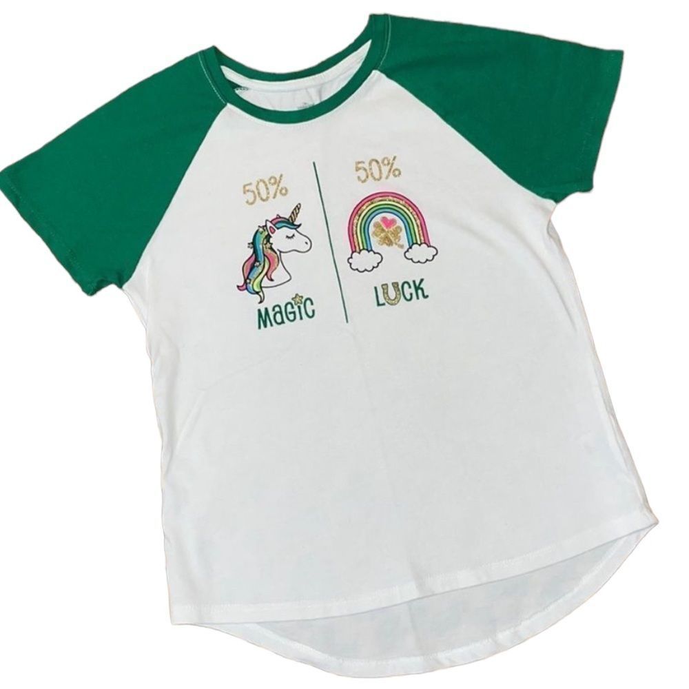 •ST. PATTY’S DAY• NWOT little girls t-shirt size 14/16